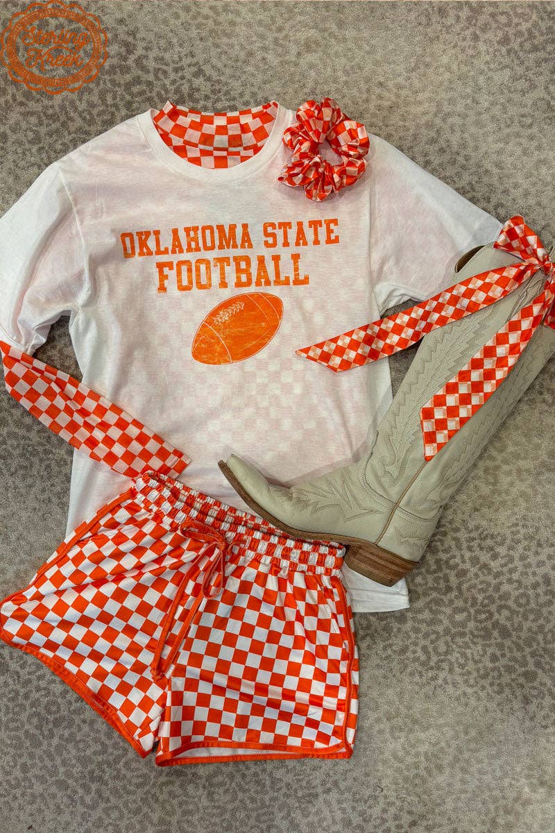 Pep Rally Mesh Top Orange: XL