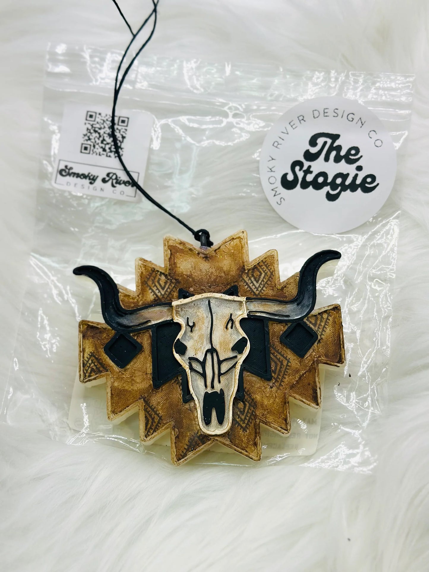 Aztec Longhorn Plaque Freshie