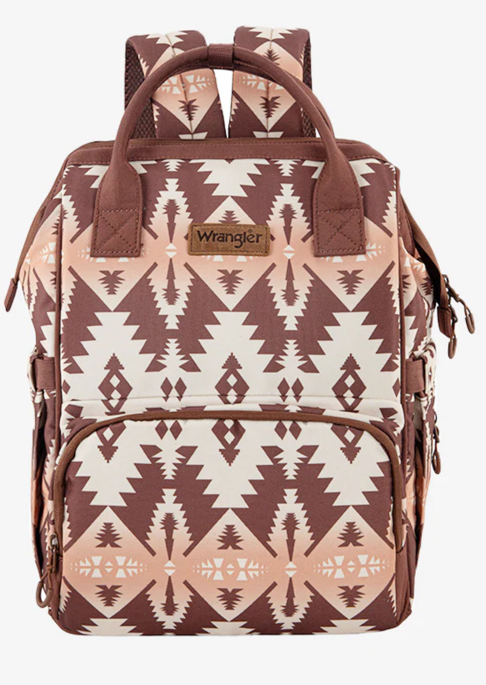 Wrangler Aztec Print Callie Backpack brown