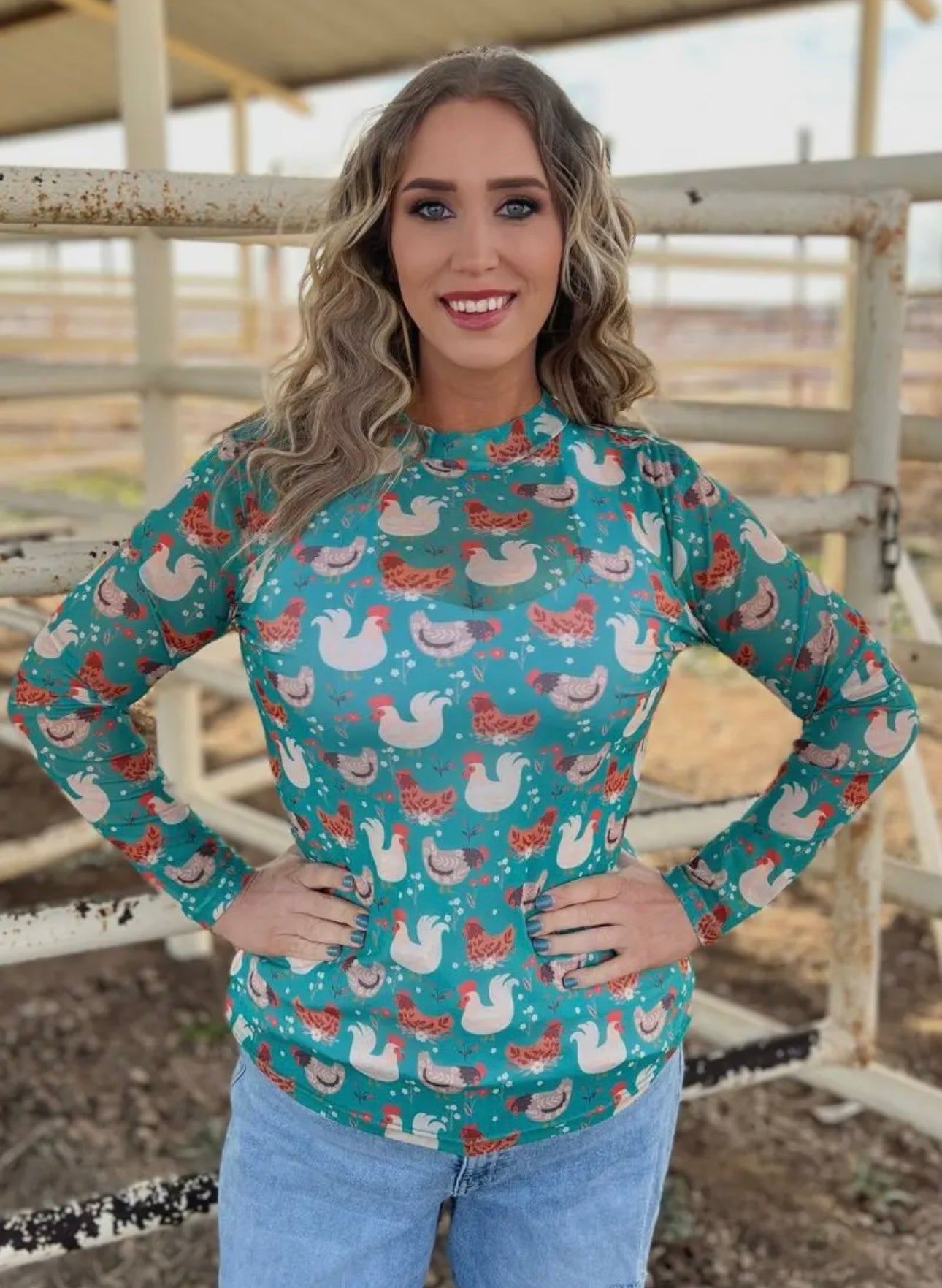 Fly The Coop Mesh Top