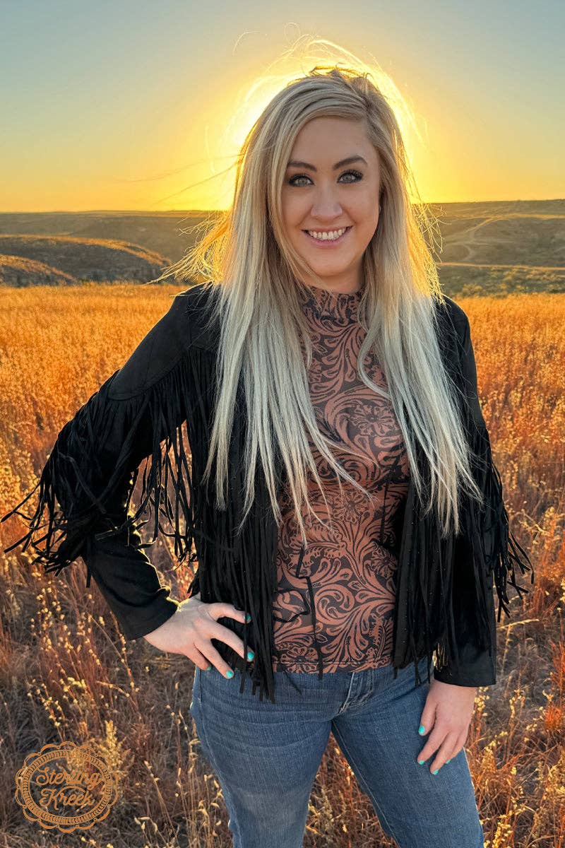 Country Road Leather Top: L
