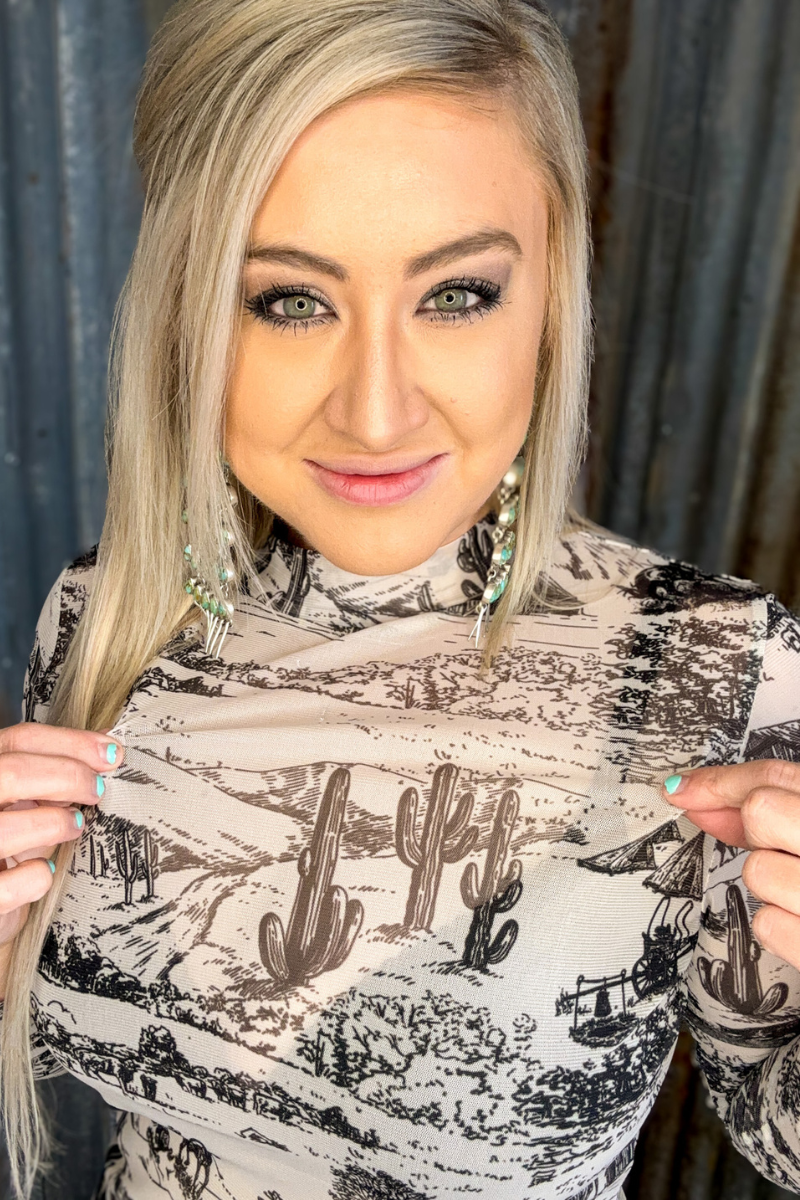 The Old Days Mesh Top: XL