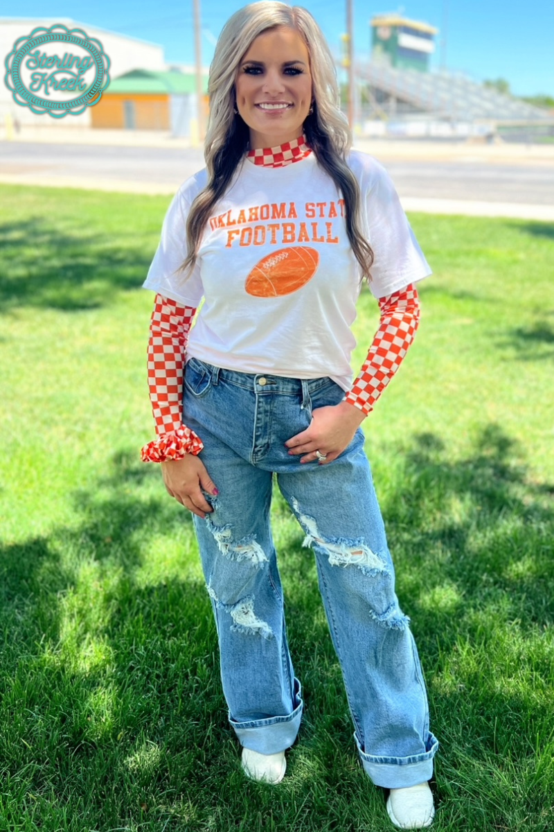 Pep Rally Mesh Top Orange: XL