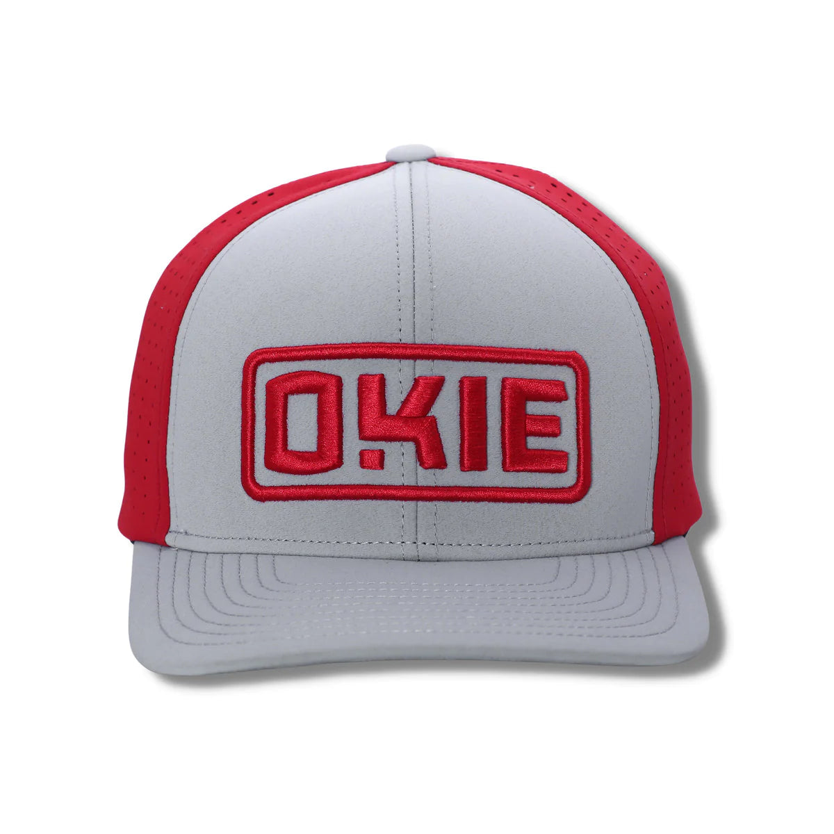 The Okie Brand - Sooner Performance- Grey/Red