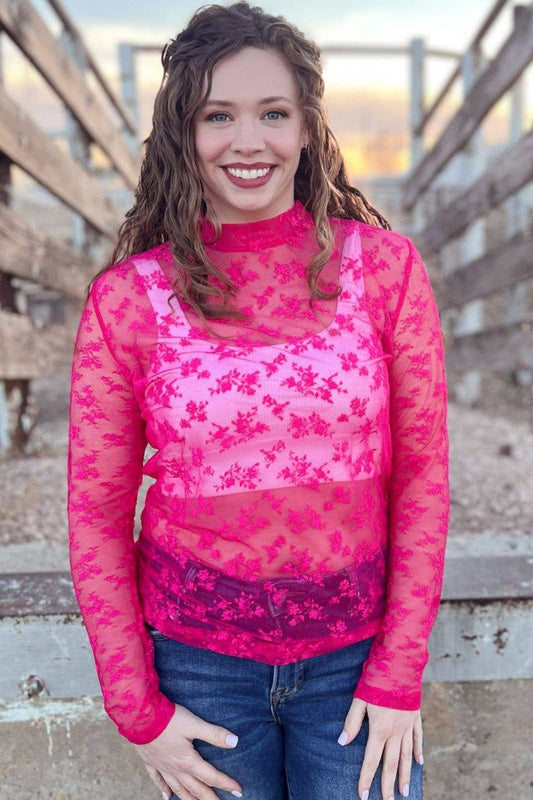 Glenda The Good Lace Top: S