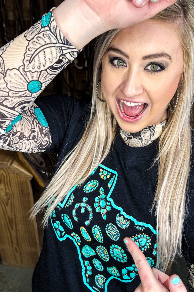 Tattoos On This Town Mesh Top: S
