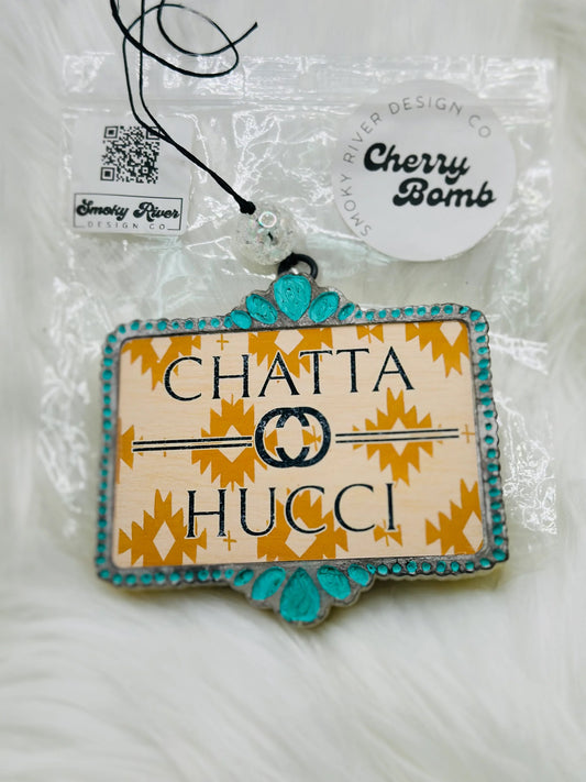 Chatta Hucci Turquoise Frame Freshie