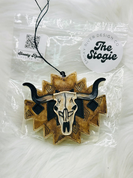 Aztec Longhorn Plaque Freshie