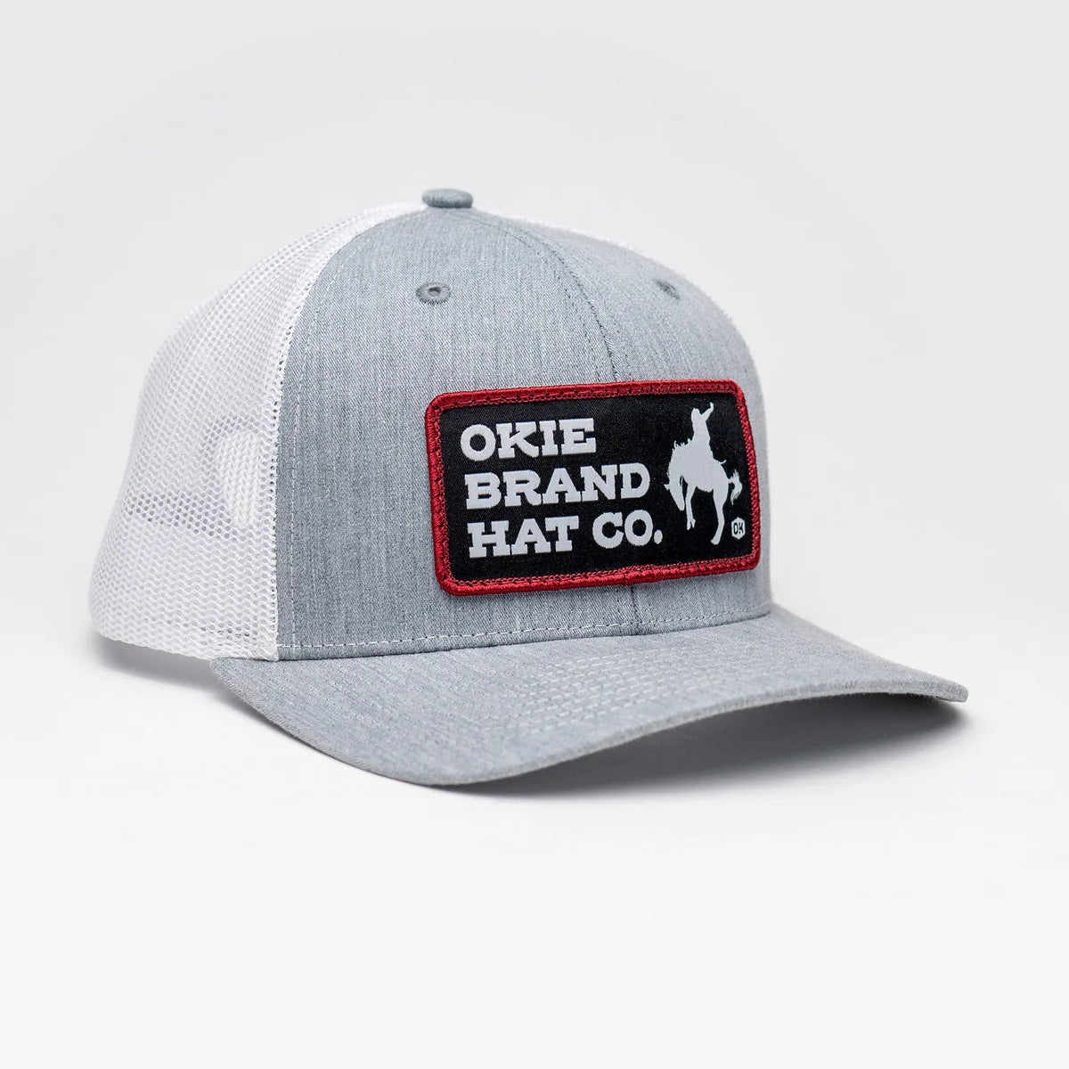 The Okie Brand - Bronc - Grey/White