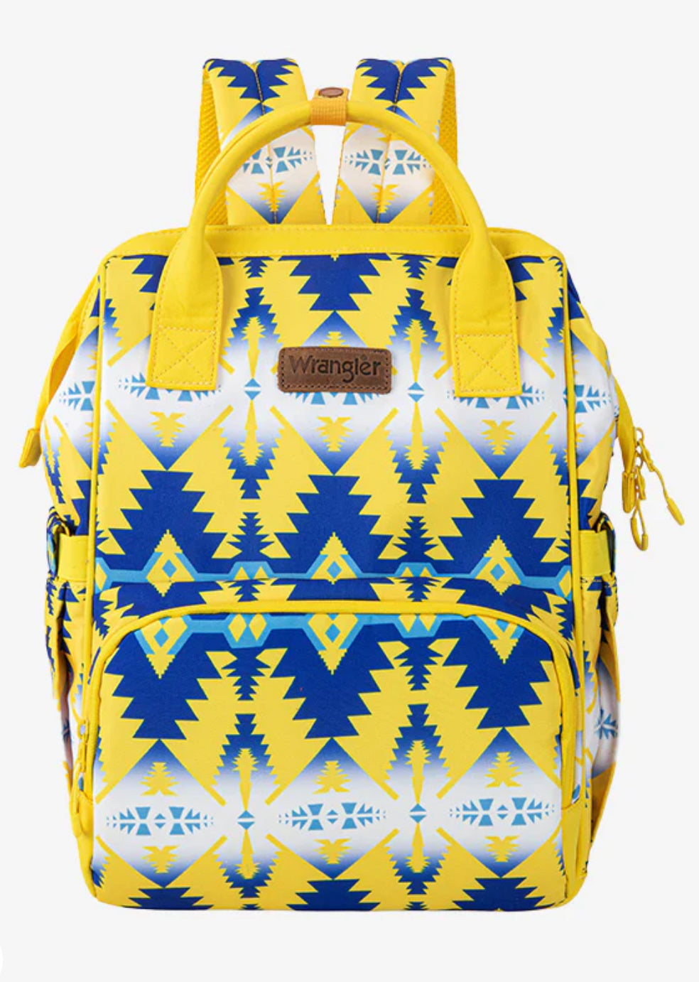 Wrangler Aztec Print Callie Backpack yellow