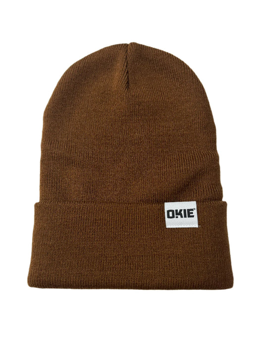 The Okie Brand - Knit Cuffed Beanie - Caramel