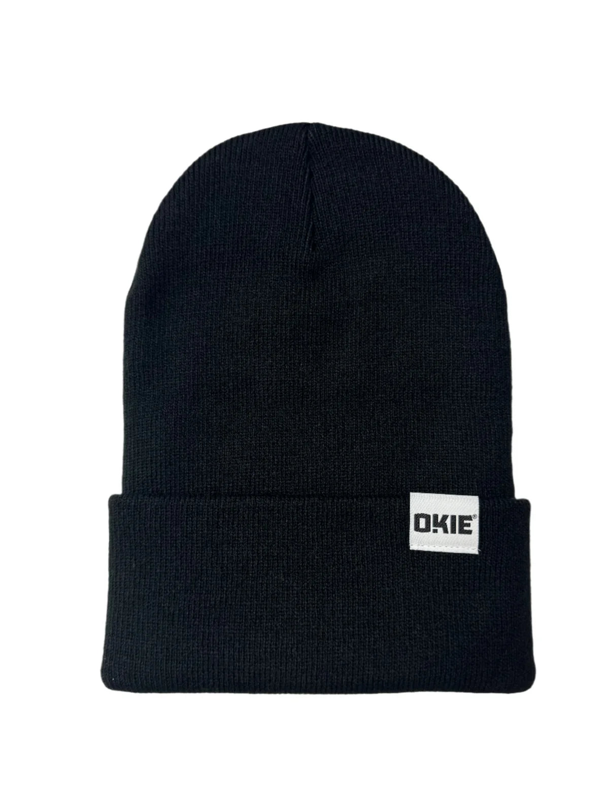 The Okie Brand - Knit Cuffed Beanie - Black