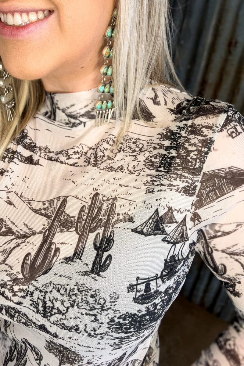 The Old Days Mesh Top: XL